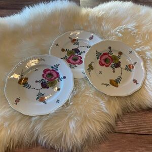 S3 | Vintage “Anemones” Limoges 6 5” Bread & Butter Plates